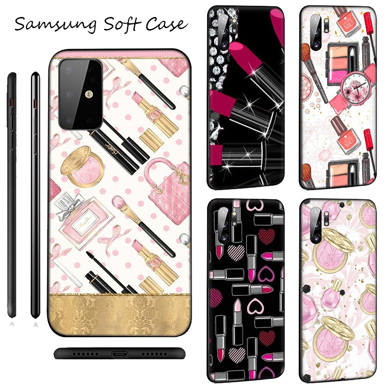 Samsung Galaxy A9 A8 A7 A6 Plus A8+ A6+ 2018 A5 A3 2016 2017 Casing phone Soft Case LU197 Palette Makeup Tools