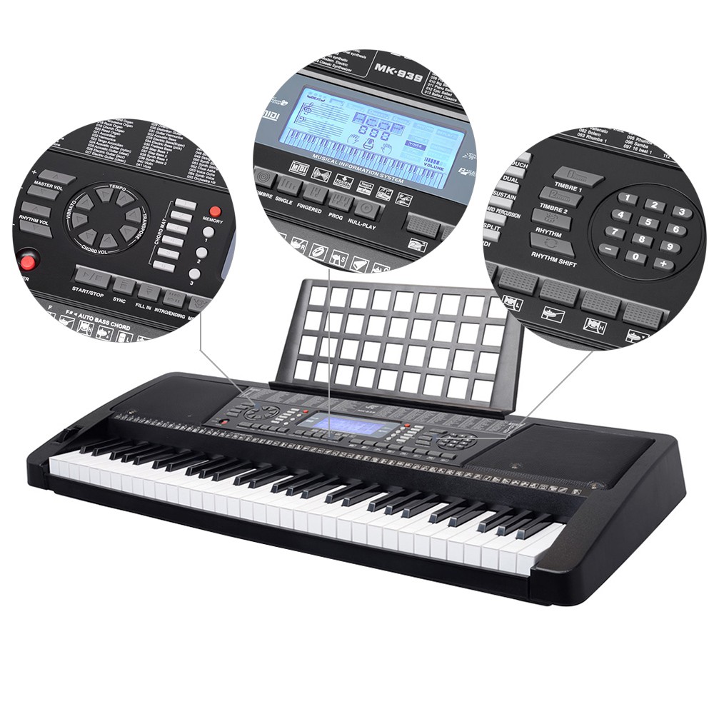 Đàn Organ MEIKE MK-939 Có Bend Kèm Giá Nhạc | Keyboard Điện Tử Dành Cho Người Mới Tập Chơi