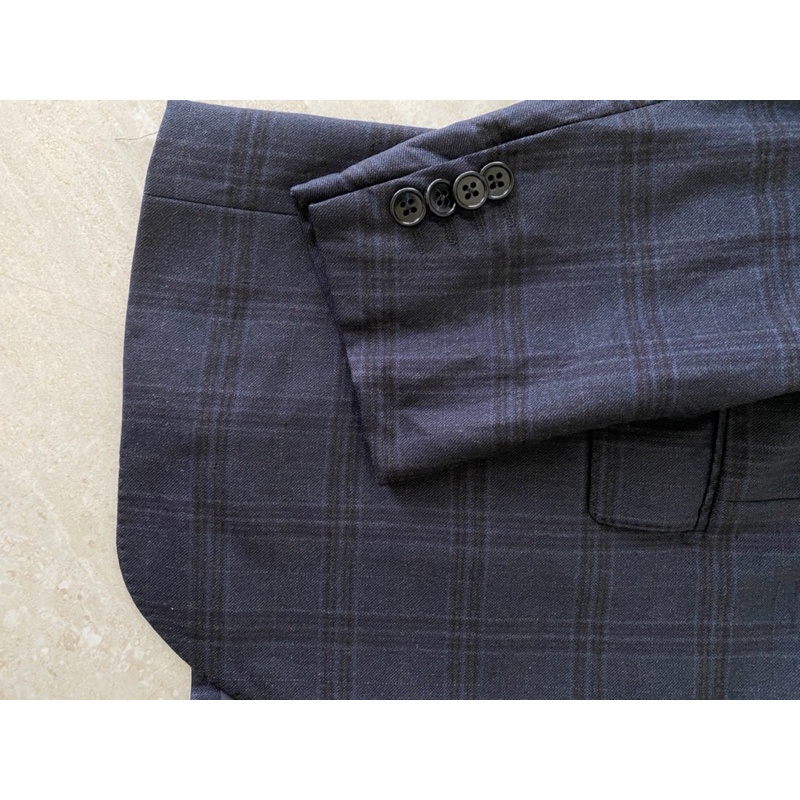 Áo vest nam Nhật sọc xanh đen siêu đẹp