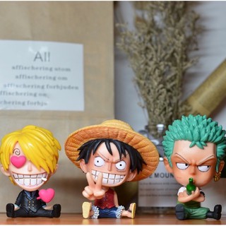 (Rẻ Nhất - Siêu kuter) Mô hình Chibi Băng Mũ Rơm - Mô hình One Piece Luffy , ACE , Sabo , NaMi , Chopper , Ussop