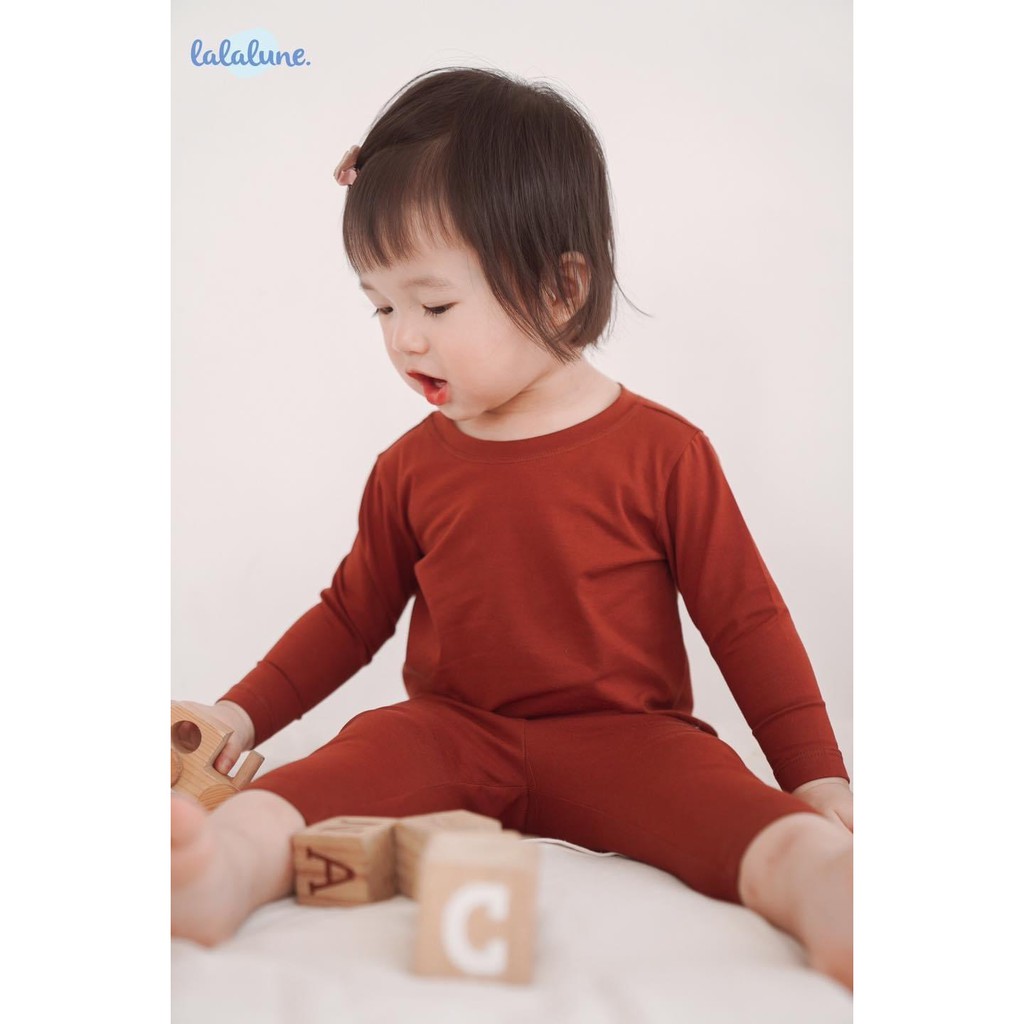 Set pyjama thun lalalune cho bé sơ sinh và 2-7 tuổi