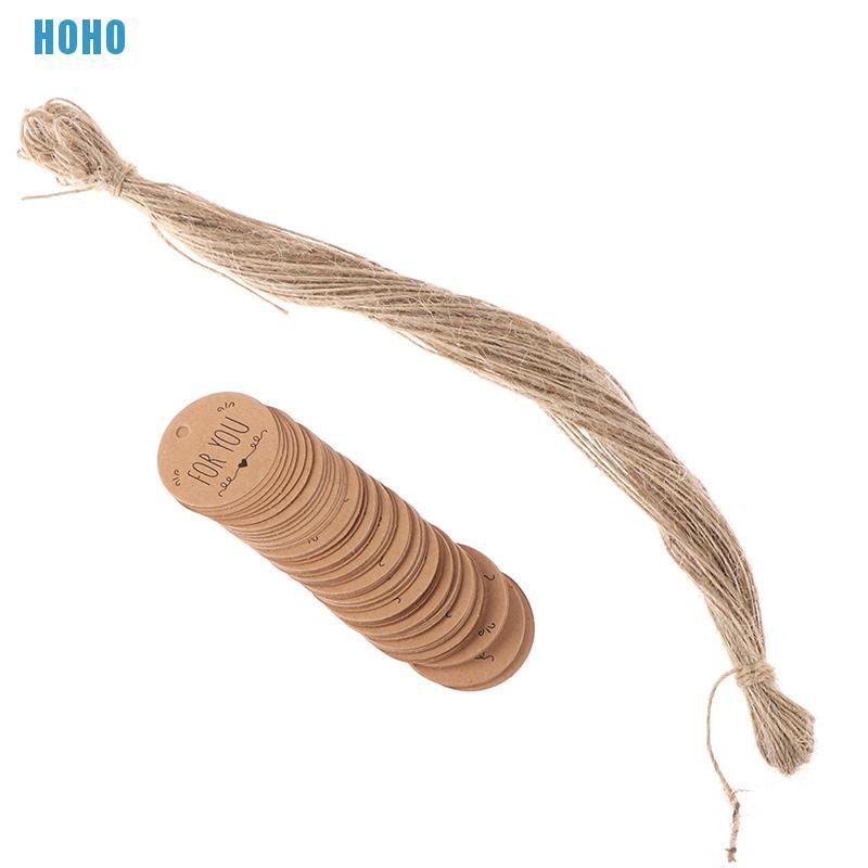 Bộ 100 Thẻ Giấy Có Trang Trí Hình Trái Tim