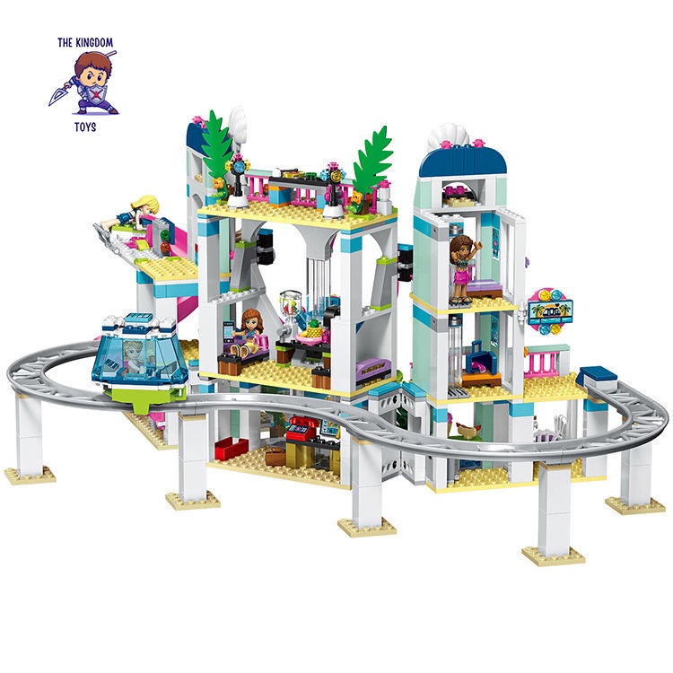 Đồ Chơi Lắp Ráp Mô Hình Công Viên Nước Trái Tim Stephanie Andrea Olivia Mason Đồ Chơi Bé Gái 3018