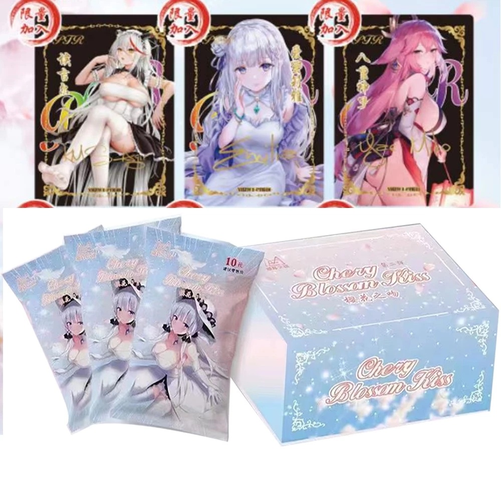 Mới Bộ Sưu Tập Thẻ Bài Phiên Bản Nữ Thần Hoa Anh Đào Nụ Hôn 2