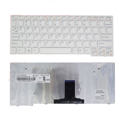 Bàn Phím Laptop Lenovo Ideapad S10-3 S10-3S, S100 S110 (Trắng, cáp thẳng)