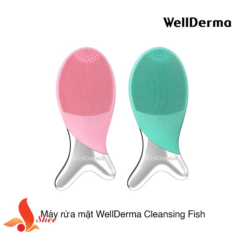 [BH 1 đổi 1] Máy rửa mặt + Massage nâng cơ con cá WellDerma Cleansing Fish