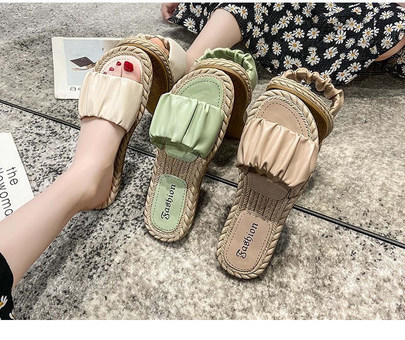 Dép Quai Ngang Đế Thấp Thời Trang Dành Cho Nữ | BigBuy360 - bigbuy360.vn