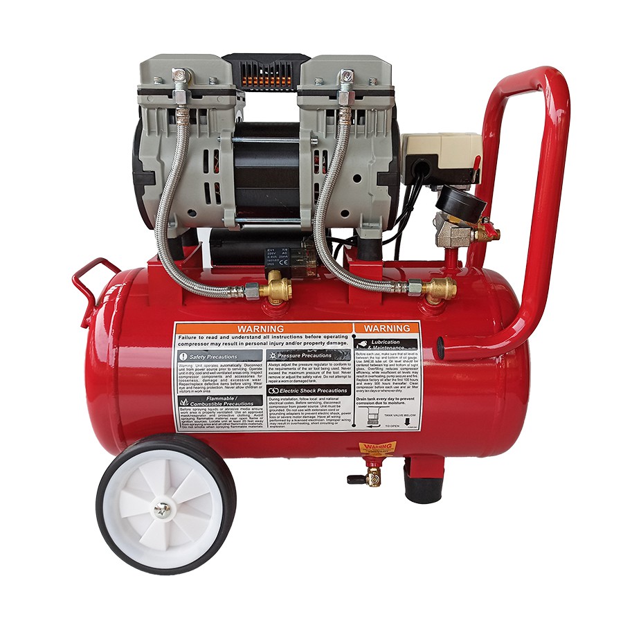 Máy nén khí gia tốc PANDA PA25-30, Máy chạy không dầu, Công suất 2.5HP, Bình 30L, Lên hơi siêu nhanh, Hàng chính hãng