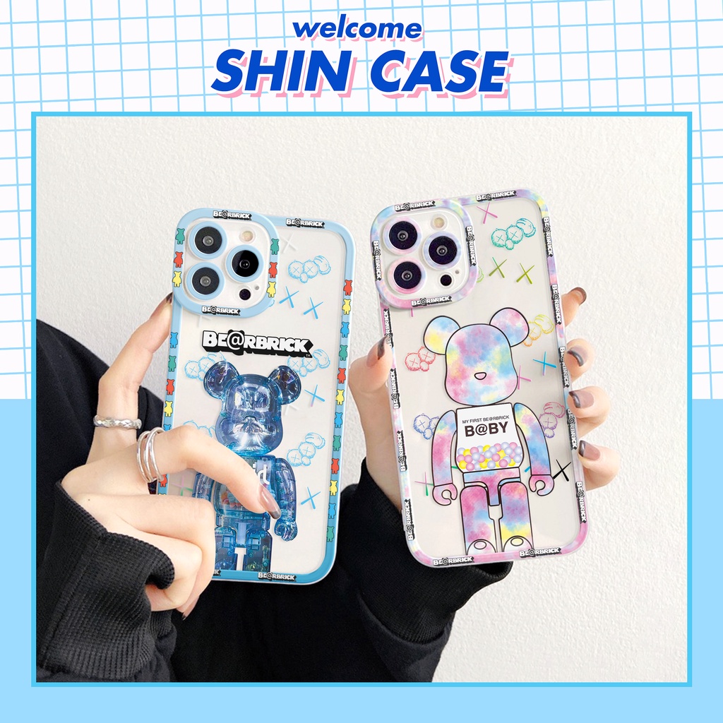 Ốp lưng iphone Baby Brick bóng cạnh vuông 6/6plus/6s/6splus/7/7plus/8/8plus/x/xr/xs/11/12/13/pro/max/plus/promax