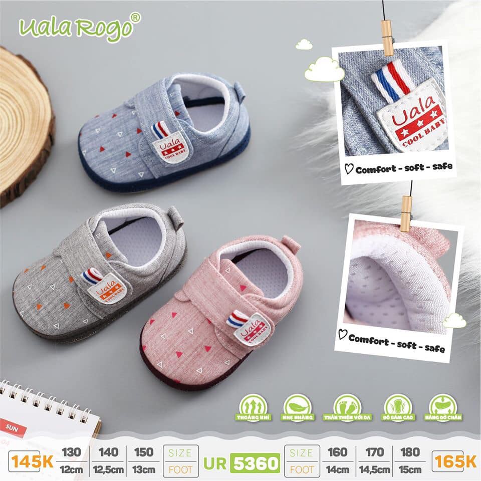 Giày tập đi Uala&Rogo [UR5360 + UR5410]
