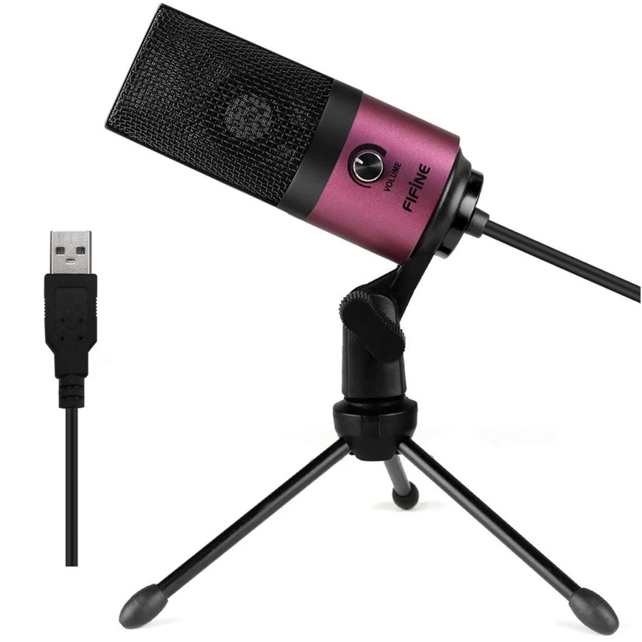 Micro Thu Âm FIFINE K669B / K669 Dành Cho Laptop/PC
