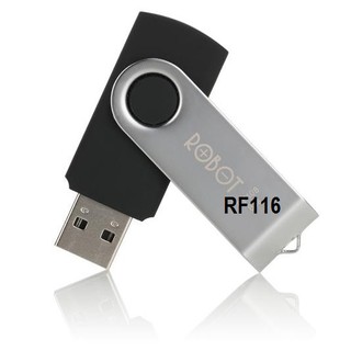 USB 16GB ROBOT RF116GB CHUẨN USB 2.0 - KẾT NỐI NHANH – XOAY 360 ĐỘ - Hàng Chính Hãng