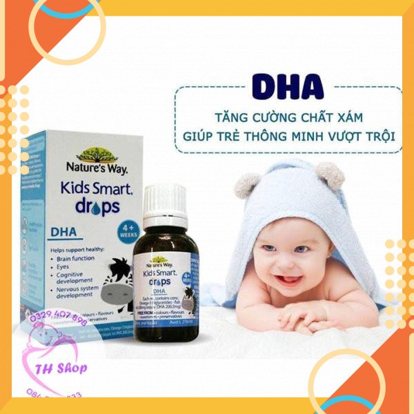 DHA Nature's Way Kids Smart Drops DHA, DHA Nhỏ Giọt Cho Bé Sơ Sinh