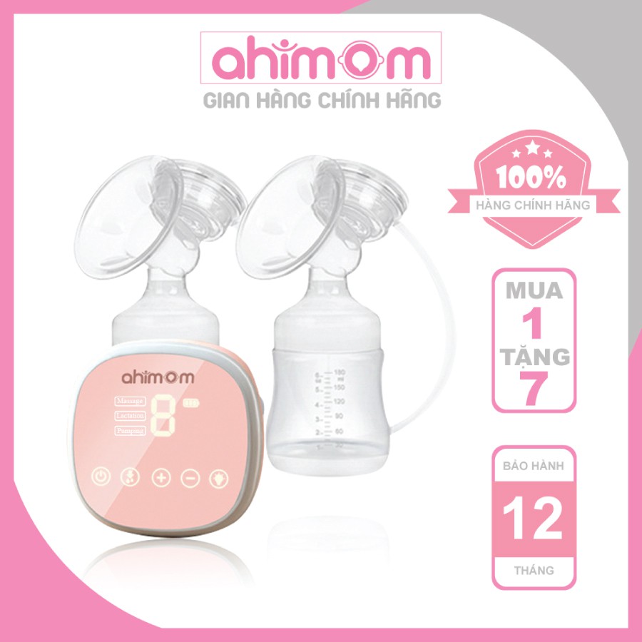 Máy hút sữa điện đôi Ahimom K Plus - máy vắt sữa điện đôi hàng nhập khẩu BH 12 tháng - Ahimom