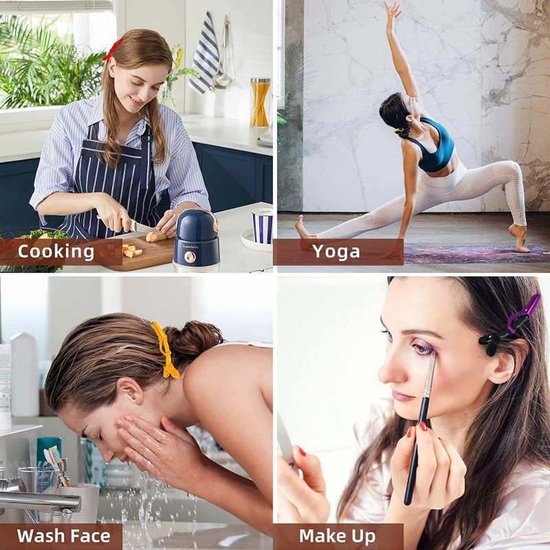 Set 6 Kẹp Tóc Mỏ Vịt Chống Trượt Tạo Kiểu Tóc Tiện Lợi