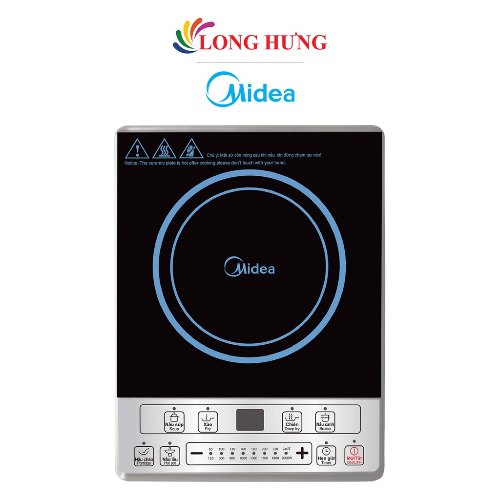 Bếp điện từ Midea MI-B2015DE - Hàng chính hãng