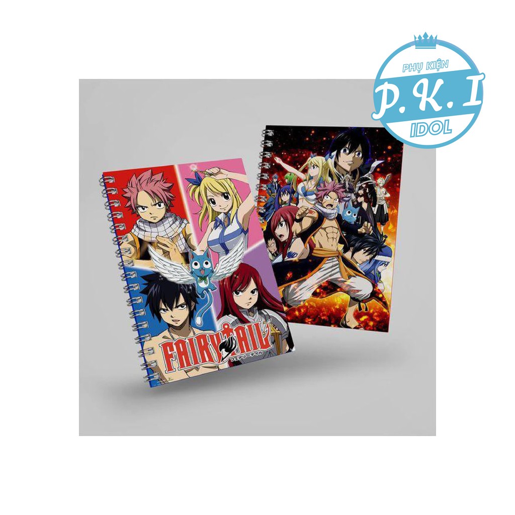 COMBO 3 NOTEBOOK + 3 POSTER A4(Fairy Tail) - QUÀ TẶNG ANIME