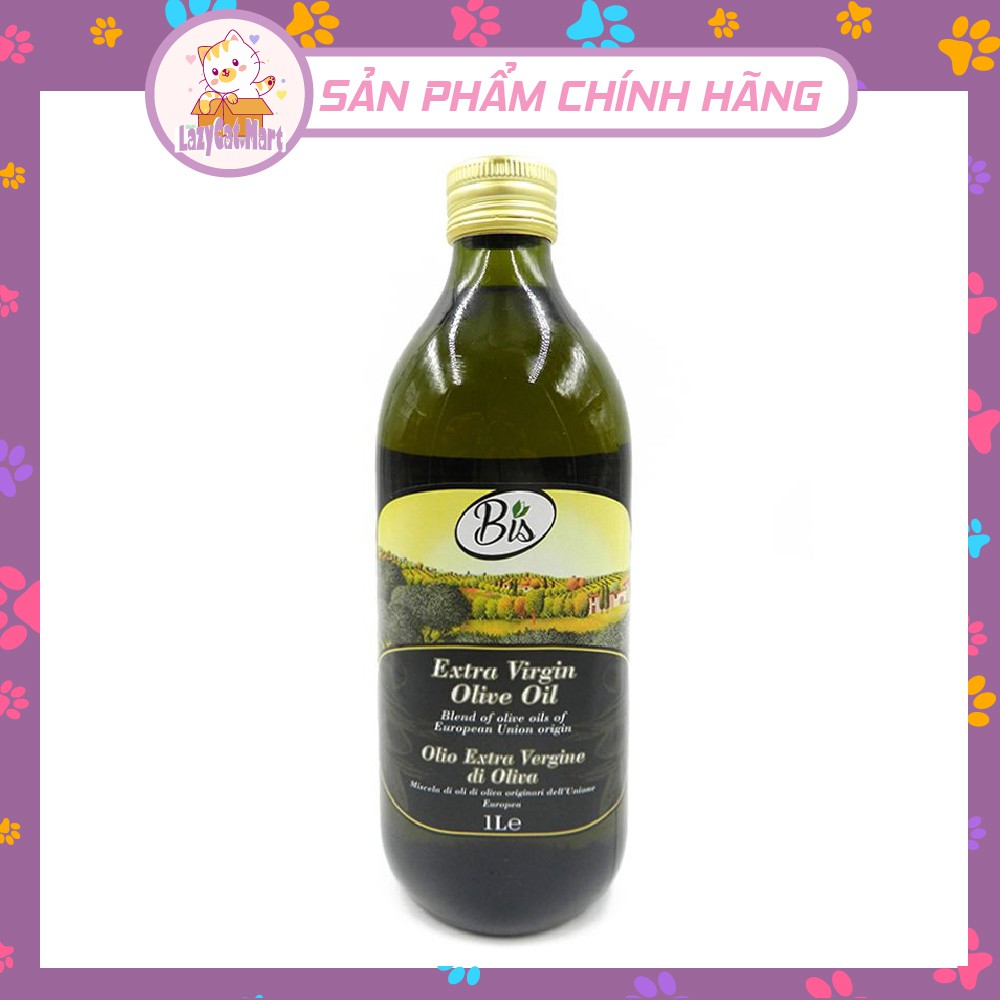 Dầu Olive Extra Virgin Bis 1L