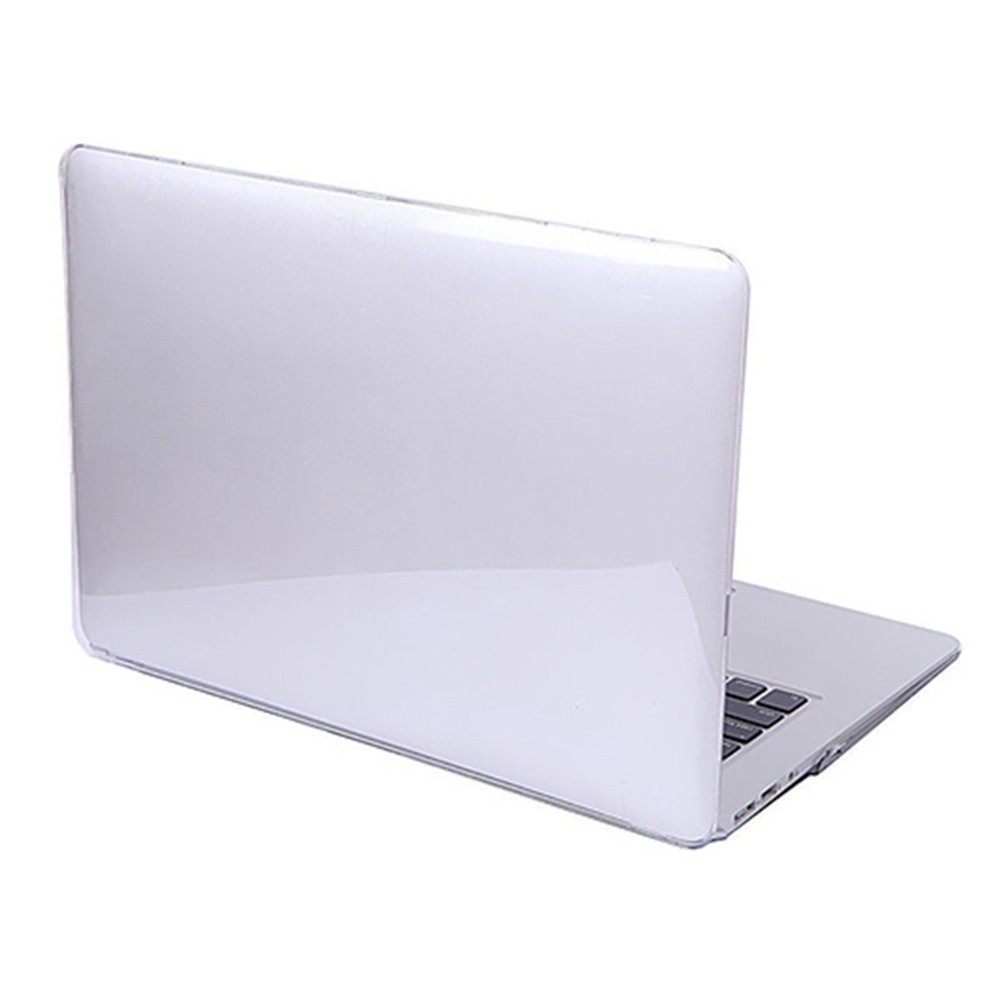 Ốp cứng trong suốt màu trơn thời trang thích hợp cho Macbook