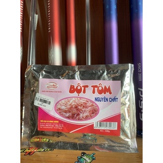 Mồi câu hùng vương bột tôm nguyên chất - dùng chuyên câu rô phi, diêu hồng, tra, chim, lăng, trê, chép