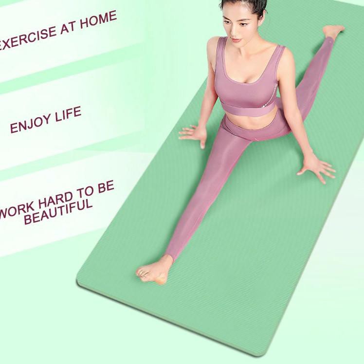 Thảm Tập Yoga Dày Dặn Kích Thước 61x183 cm