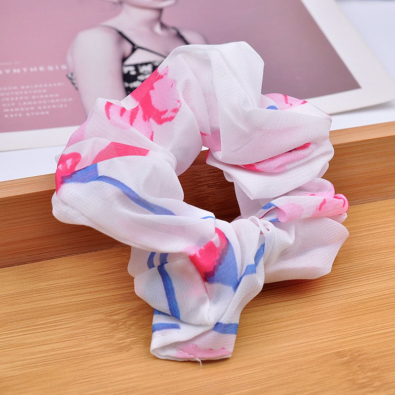 Dây Buộc Tóc Co Dãn Bằng Vải Chiffon Cho Nữ