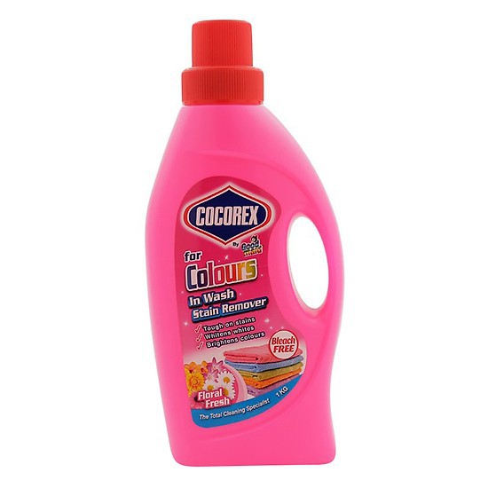 Nước tẩy quần áo chuyên dụng cho áo màu Cocorex 1kg