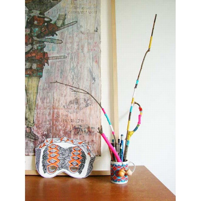 Bó cành củi khô tự nhiên trang trí decor 200gram