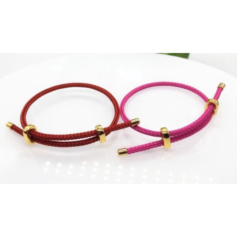 Vòng tay dây cáp khóa kéo dễ điều chỉnh theo tay mic charm phụ kiện tiện lợi