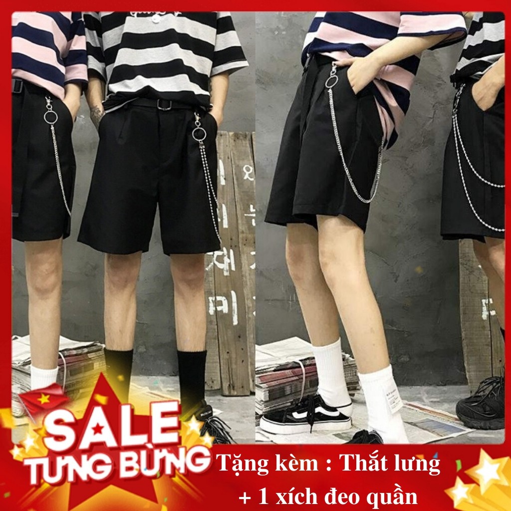 Quần short kaki tặng kèm xích quần và thắt lưng ( có video và ảnh thật )