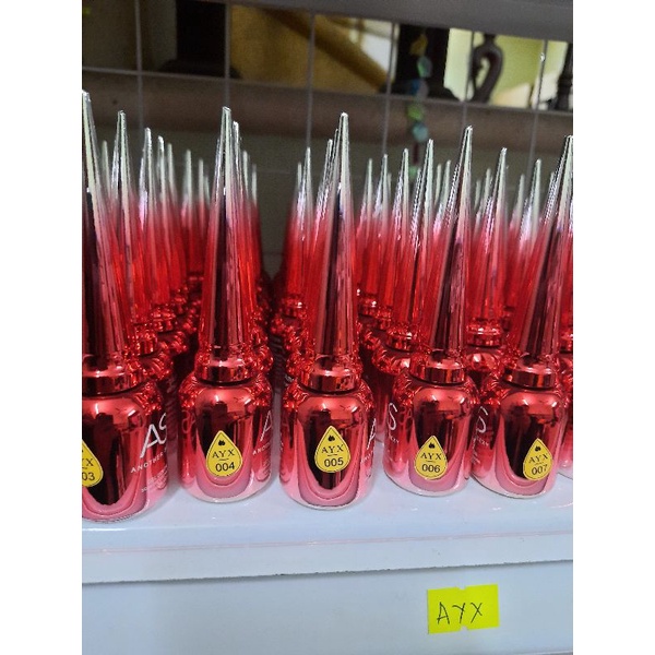 set sơn gel as chai đỏ (mã abc)