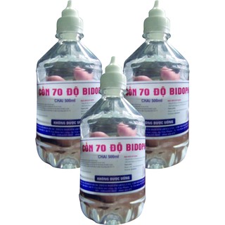 Chai 500ml cồn sát khuẩn 70 độ