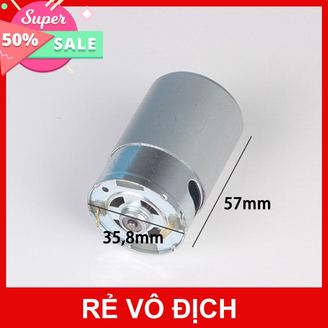 [HSP SHOP] Motor 550 chế nháo cho xe và tàu điều khiển rc 55-60km/h