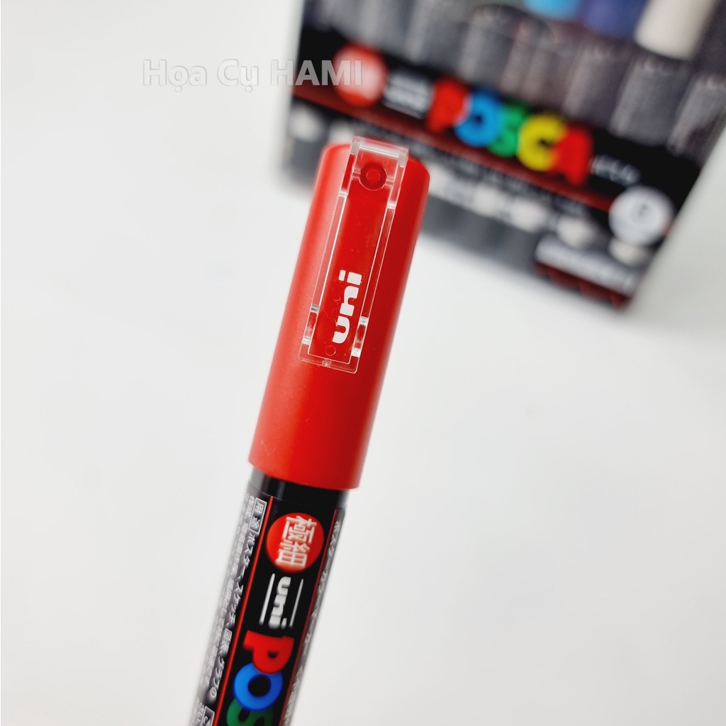 Set bút vẽ trên nhiều chất liệu Uni Posca Paint Marker (PC-1M 0.7mm)