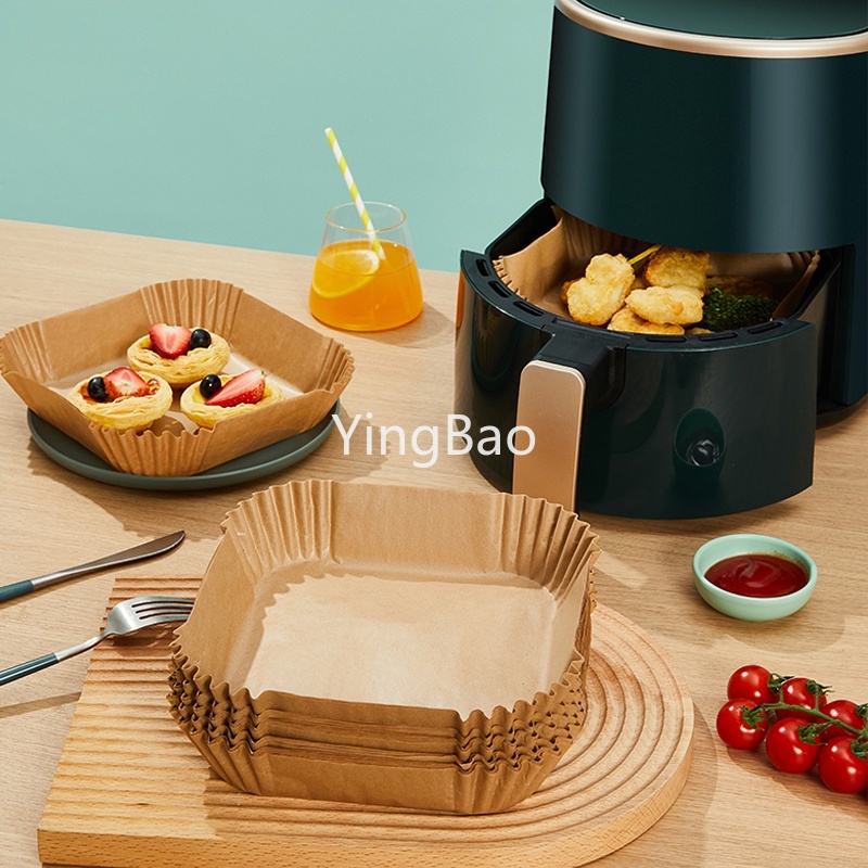 Set 50 Giấy Lót Nồi Hấp Chống Dính Dùng Một Lần Hình Vuông 20cm