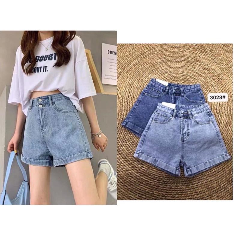 Quần bò jean nữ quần jean cạp lệch cạp cao hot 2021 Pink Apricot Shop | BigBuy360 - bigbuy360.vn