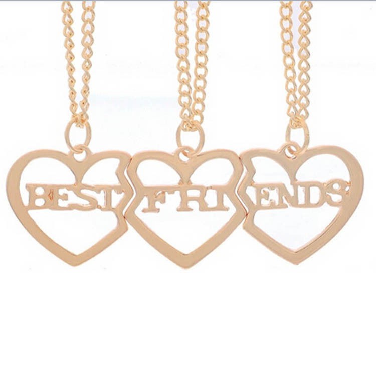 Dây Chuyền Tình Bạn Mặt Nhẫn Khắc Chữ Best Friend