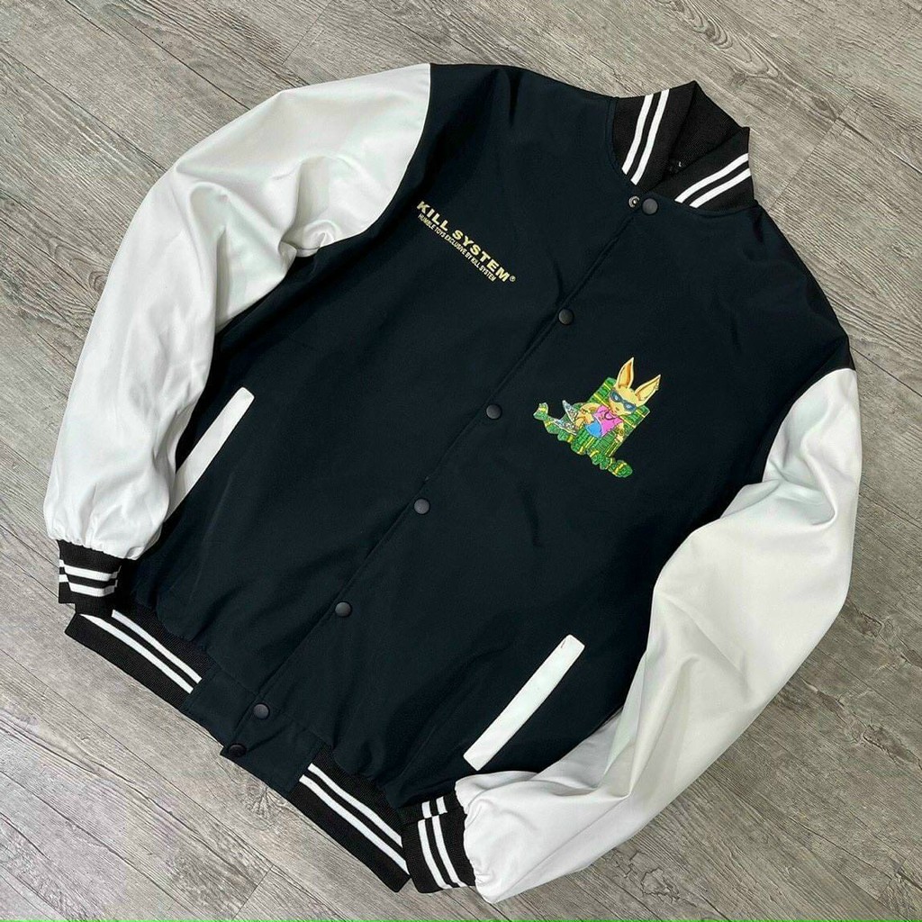 &lt;HOT&gt; Áo khoác dù bomber nam nữ unisex form rộng vải 2 lớp chất xịn, dày dặn, y ảnh phong cách hàn quốc (chotien)