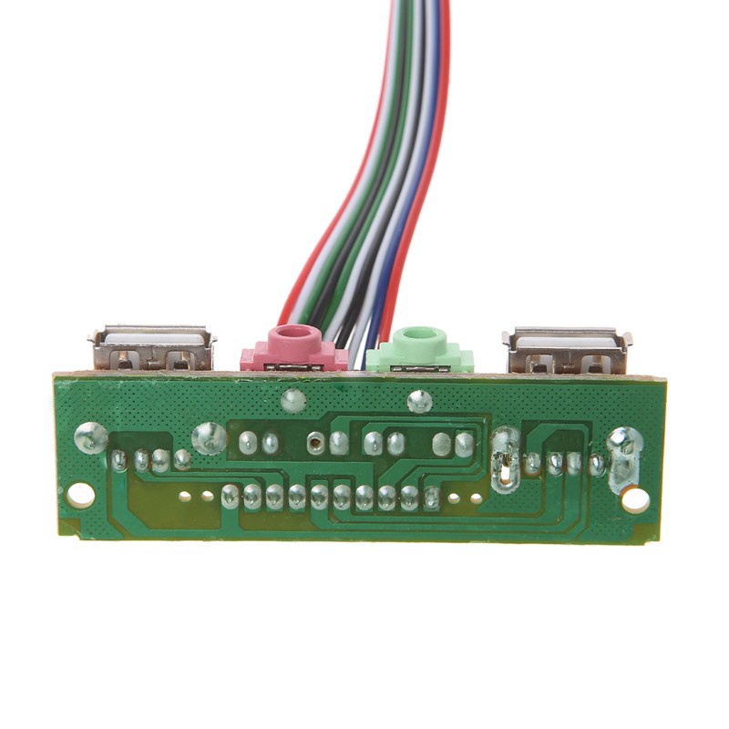 Cáp mic tai nghe cổng âm thanh usb gắn thanh phía trước máy tính pc