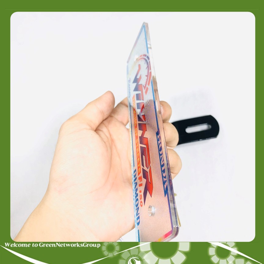 Bảng mica trang trí cho xe Winner Greennetworks