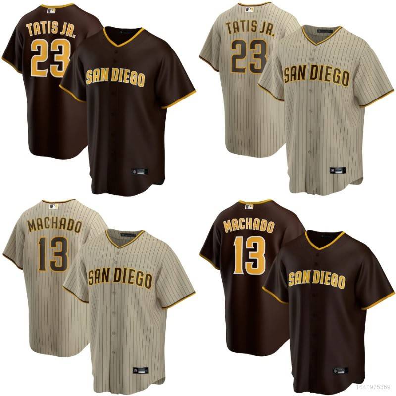 Áo thun bóng chày đội tuyển Machado đội tuyển MLB San Diego Padres