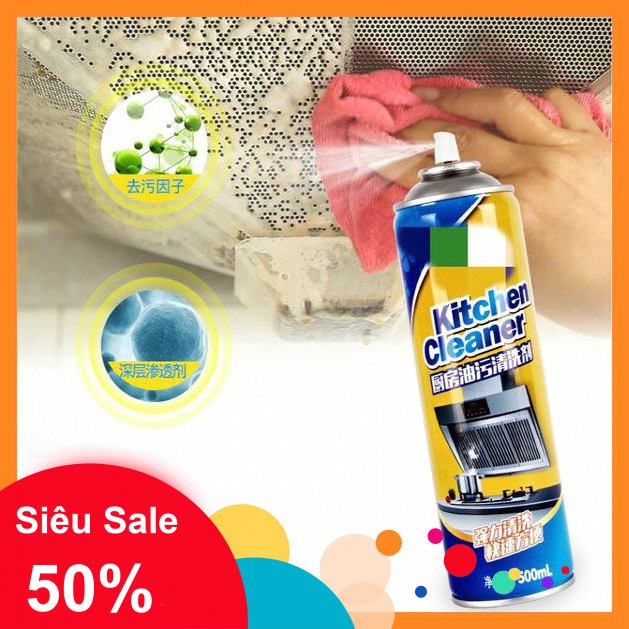 Chai xịt tẩy bếp đa năng Kitchen Cleaner siêu rẻshopre.vn