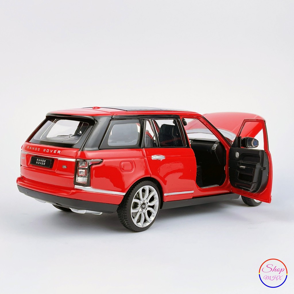 Xe mô hình sắt Range Rover SVAutobiography TẶNG KÈM BIỂN SỐ tỉ lệ 1:24 hãng Rastar