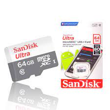 Thẻ nhớ sandisk 64g class 10 80mb