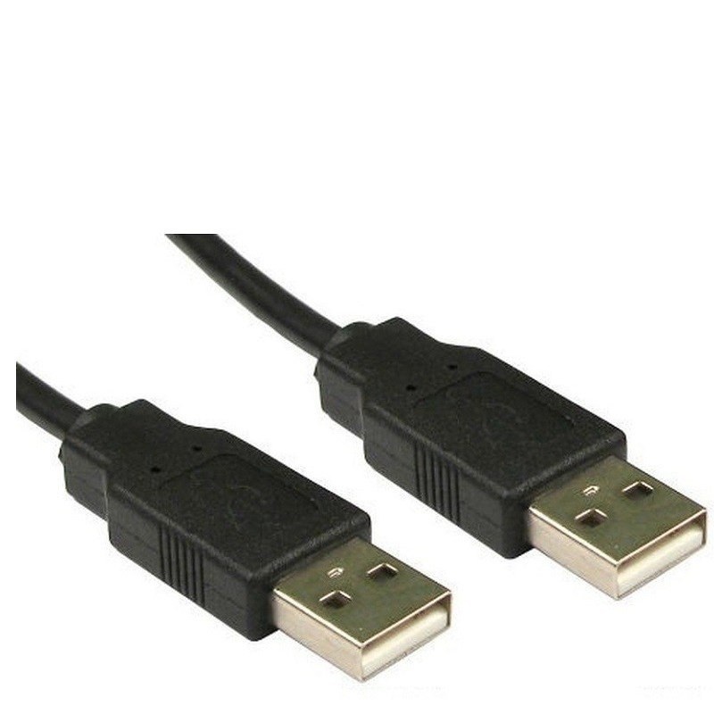 Cáp ngắn usb 2 đầu đực cho ổ cứng di động quạt laptop