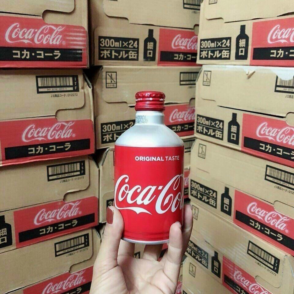 COCA NHẬT NẮP VẶN 300ML THÙNG 24 LON