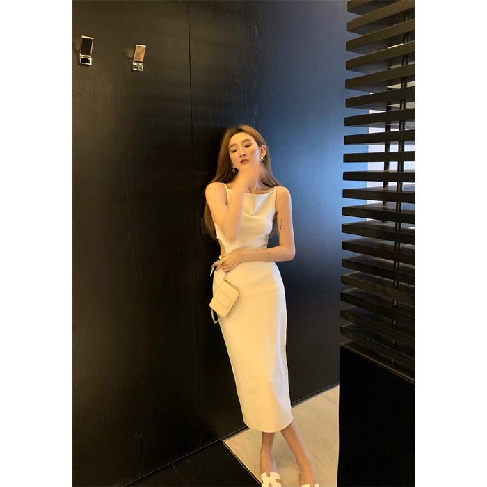 Cocory vn Đầm Maxi Lưng Cao Phong Cách retro Gợi Cảm Cho Nữ