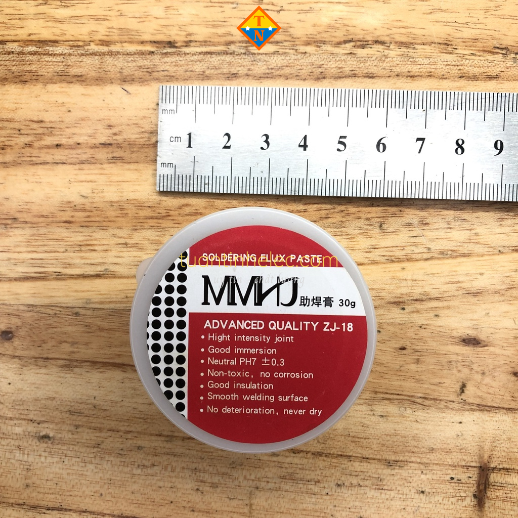 Mỡ hàn thiếc hỗ trợ hàn mạch  ZJ-18 Lọ 30g