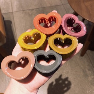 Kẹp càng cua trái tim nhiều màu so cute