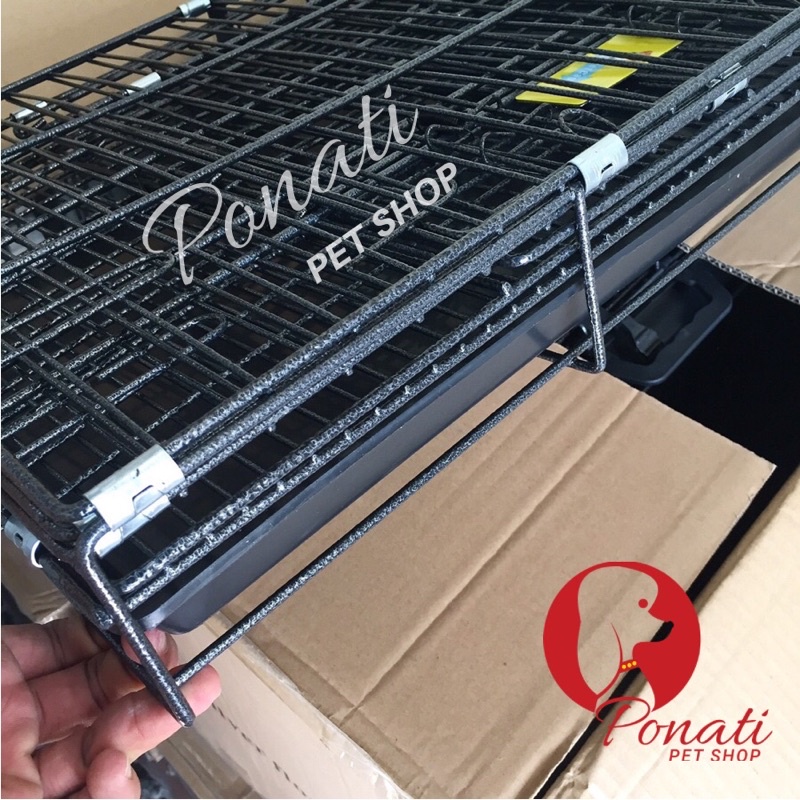 47*33*38cm - Chuồng Lồng Vân Đá Sơn Tĩnh Điện Cho Chó Mèo